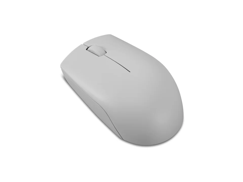Rato sem fios compacto Lenovo 300 Wireless 1000 DPI ambidestro (Arctic Grey) - Imagem 2