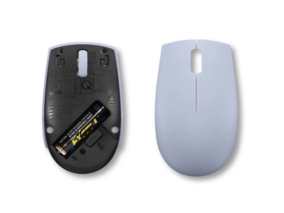 Rato Sem Fios Lenovo 300 Compact RF Wireless Azul, 1000 DPI, Ambidestro, Nano Recetor - Imagem 5