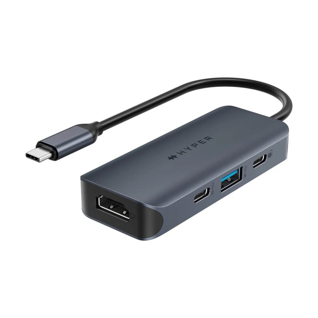 Hub USB-C Hyper HyperDrive EcoSmart Gen.2 4 em 1 HDMI 4K 100W PD USB 3.2 Azul - Imagem 1