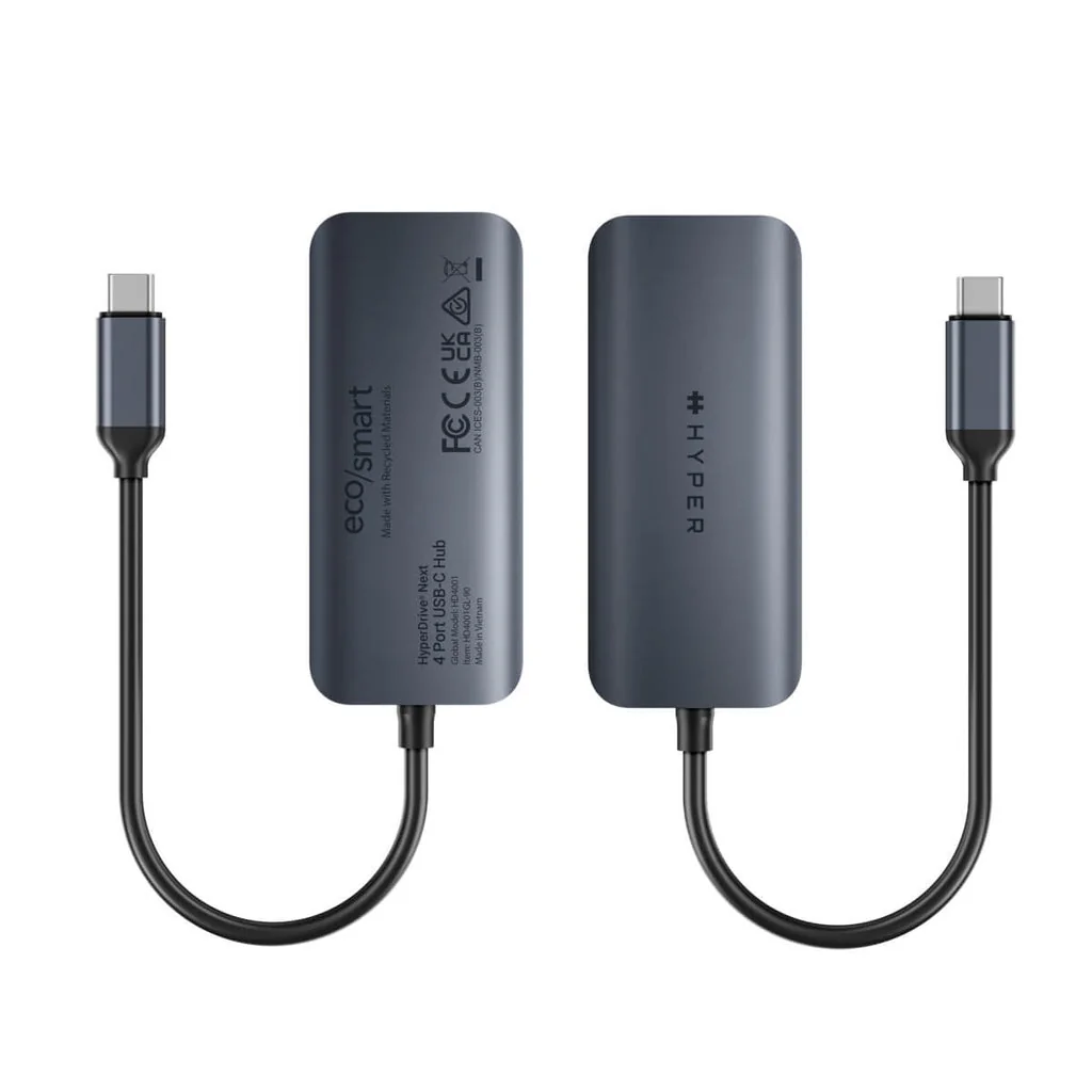 Hub USB-C Hyper HyperDrive EcoSmart Gen.2 4 em 1 HDMI 4K 100W PD USB 3.2 Azul - Imagem 4
