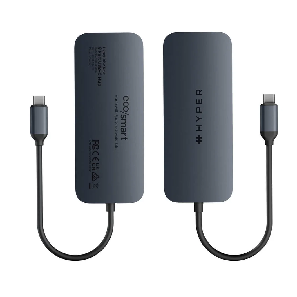 Hub USB-C Targus HyperDrive EcoSmart Gen.2 8-em-1 HDMI 4K Ethernet Gigabit SD 140W PD3.1 Universal - Imagem 4