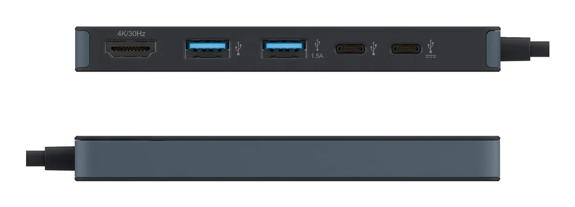 Dock USB-C 5 Portas Targus HyperDrive Flex HD4101BKGL Preto - Imagem 6
