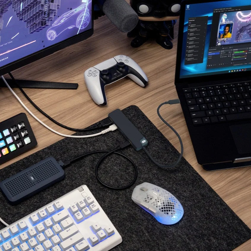 Dock USB-C 5 Portas Targus HyperDrive Flex HD4101BKGL Preto - Imagem 2