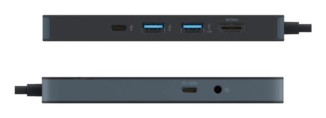 Hub USB Hyper HyperDrive Flex 8 Portas USB-C HDMI 4K 100W Power Delivery MicroSD Preto - Imagem 6