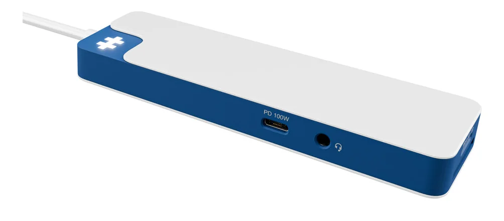 Dock USB-C 8 Portas Targus HyperDrive Flex HD4102BUGL Azul - Imagem 4
