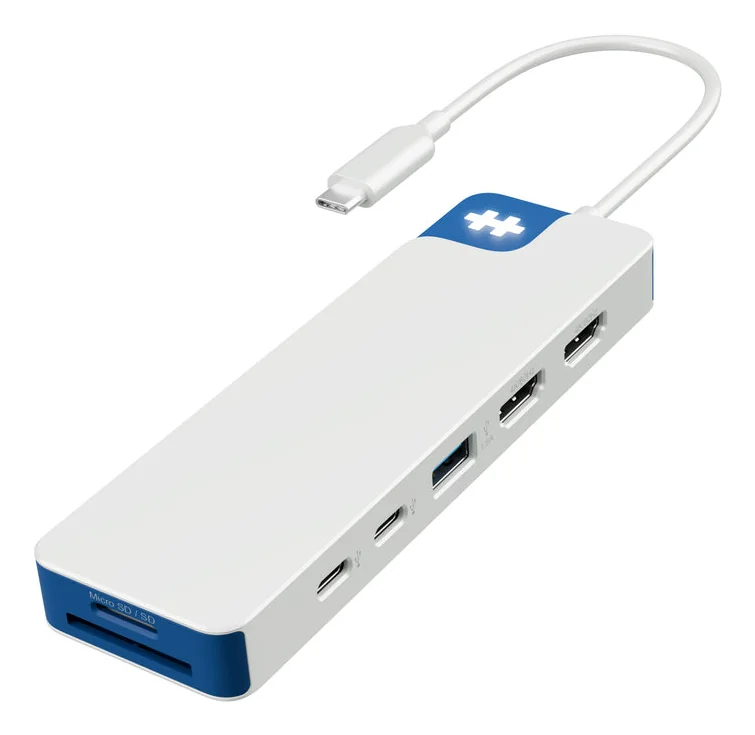 Hub USB-C Targus HyperDrive Flex 9 Portas Dual 4K HDMI Azul - Imagem 4