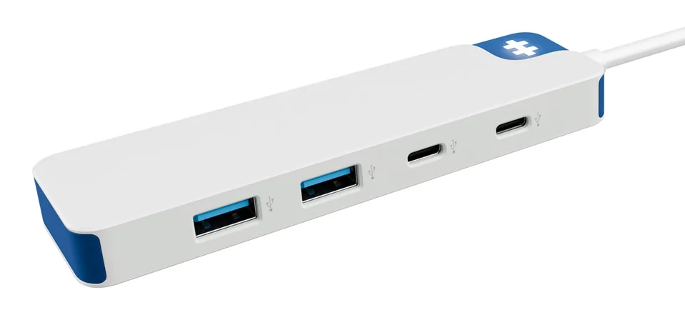 Hub USB-C Targus HyperDrive Flex 4 Portas Azul - Imagem 3