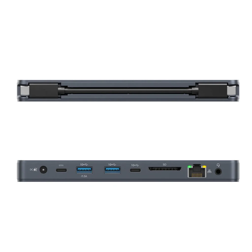 Docking Targus HyperDrive Next 10-em-1 USB-C 10Gbps Dual HDMI 4K 60Hz Ethernet Gigabit 100W PD Wake-on-LAN - Imagem 2