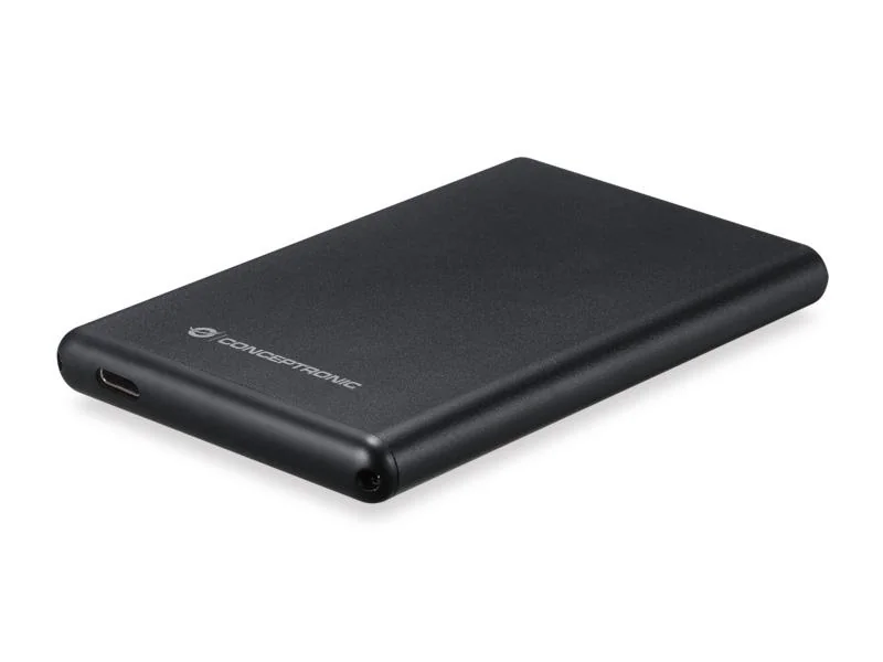 Caixa Externa Disco 2.5" Conceptronic HDE02B USB-C 3.1 SATA Preta - Imagem 1