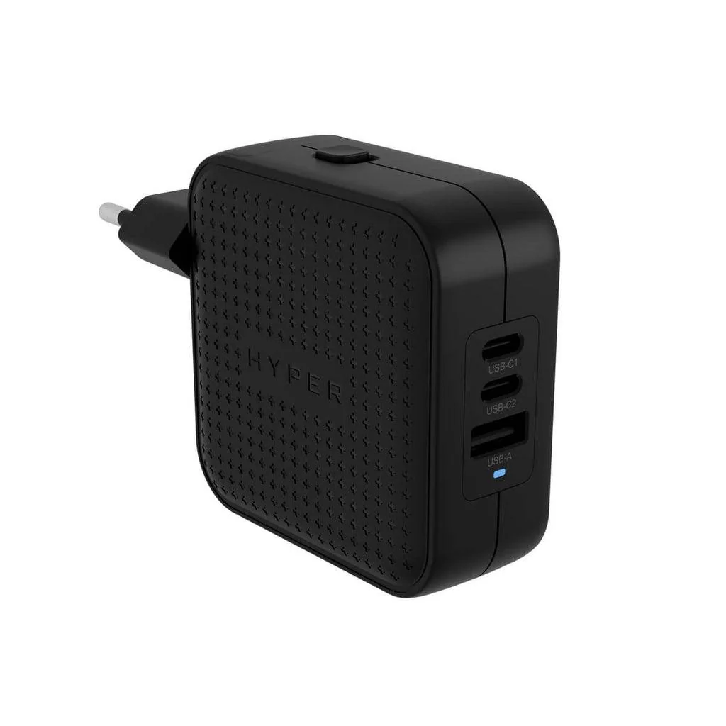 Carregador de Viagem USB-C Targus HyperJuice GaN 70W 3C+1A Compacto - Imagem 1