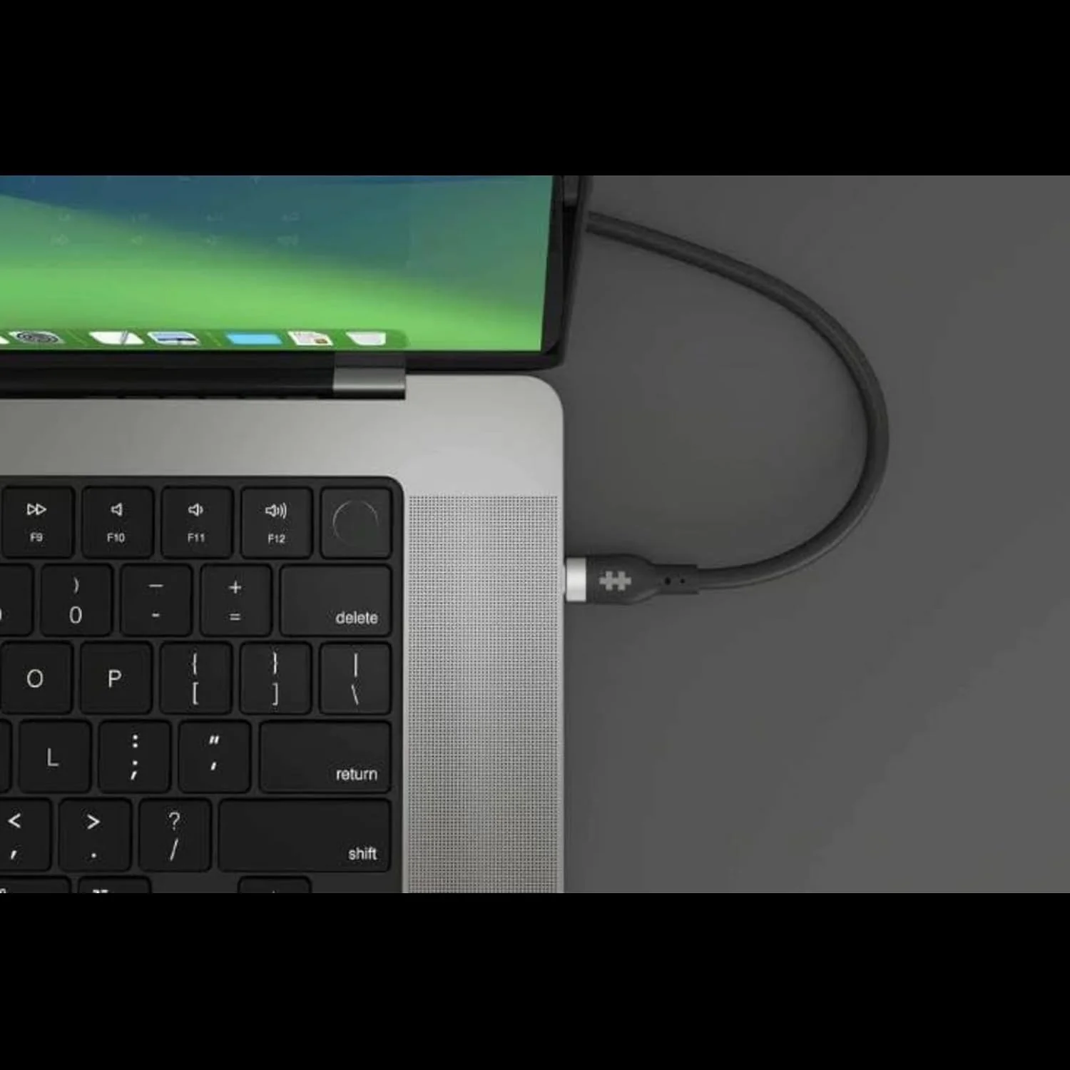 Cabo de carregamento USB-C silicone 240W 1m Targus preto - Imagem 4
