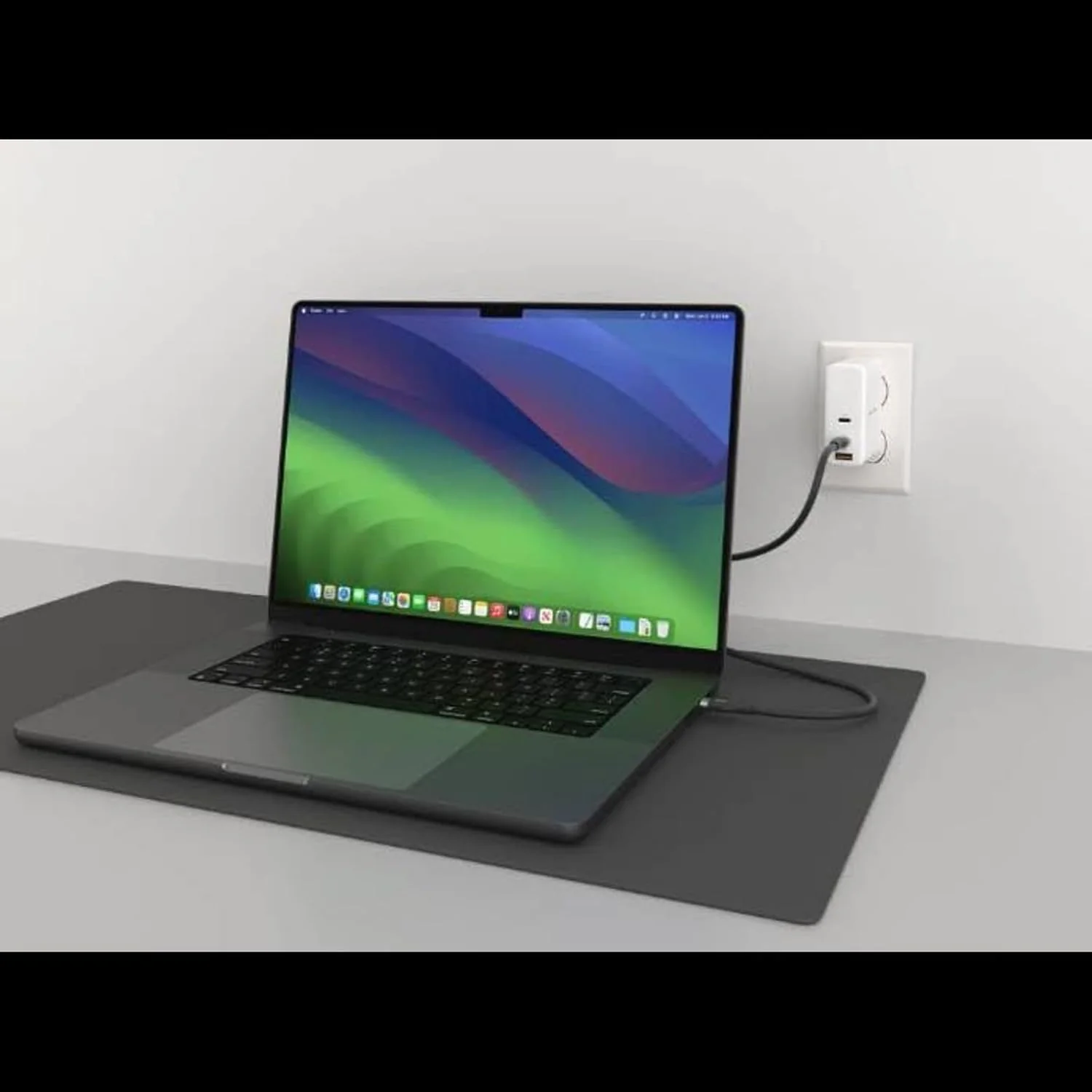 Cabo de carregamento USB-C silicone 240W 1m Targus preto - Imagem 6