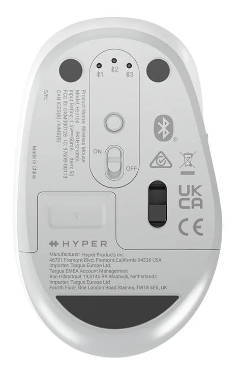 Rato Bluetooth Targus HyperSpace Next 5 Botões Branco Cinzento Pilha AA 2 Anos Garantia - Imagem 6