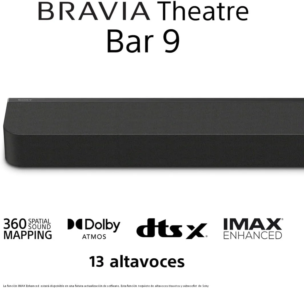 Barra de Som Sony HTA9000 BRAVIA Theatre Bar 9 Dolby Atmos DTS:X 360 Spatial Sound - Imagem 2