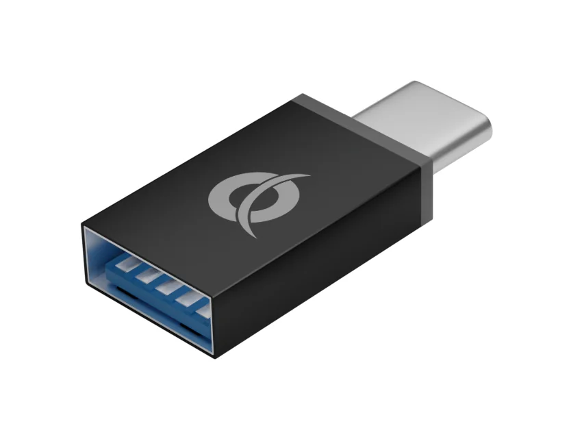Hub USB 3.0 de 4 portas com adaptador OTG USB-C Conceptronic HUBBIES06B preto - Imagem 4