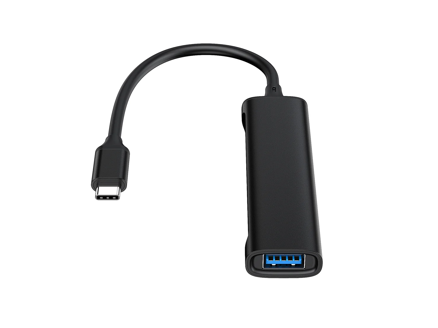 Hub USB-C 4 Portas Conceptronic HUBBIES12B 2x USB-C + 2x USB-A 5 Gbps Alumínio Preto - Imagem 3