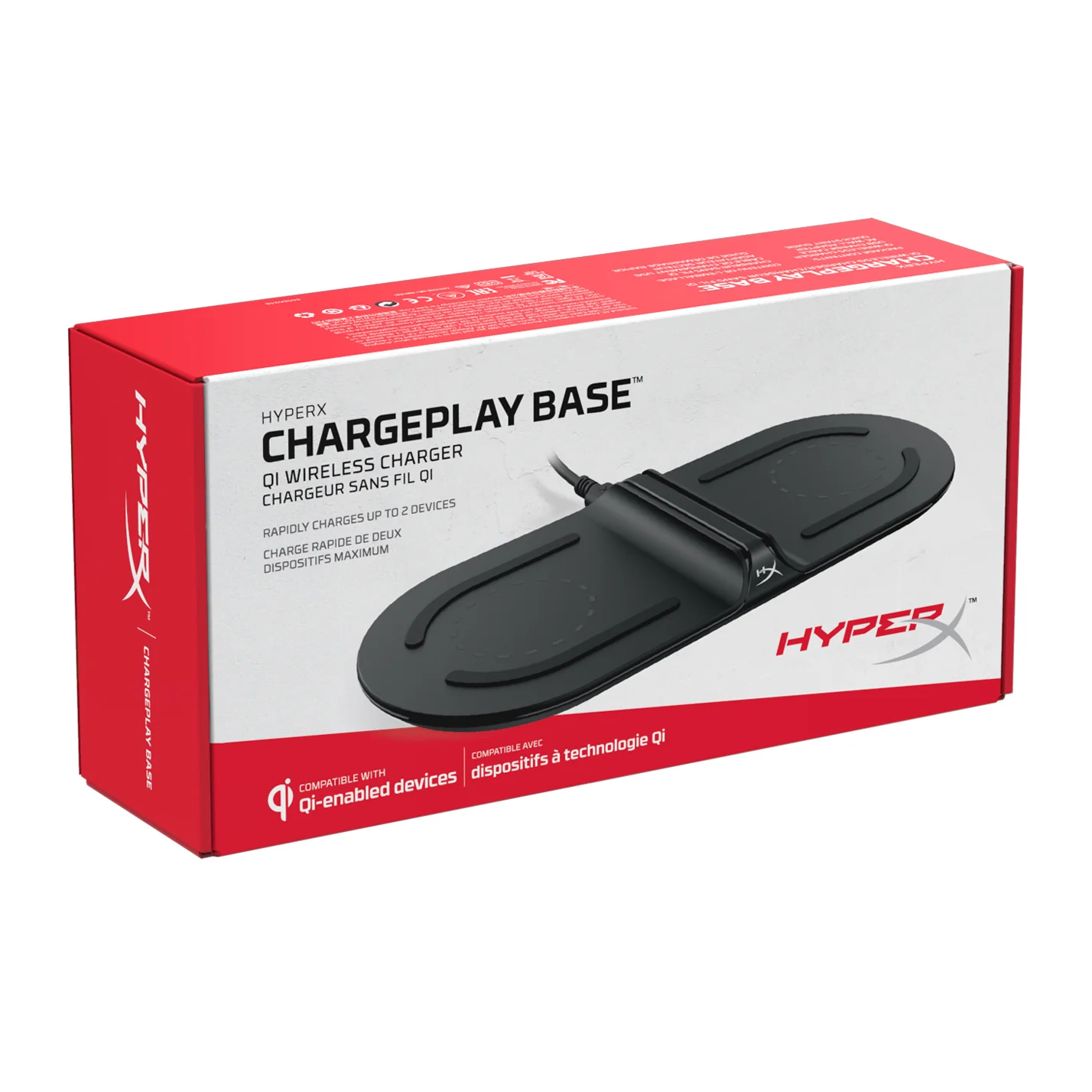 Carregador wireless HyperX ChargePlay Base universal 15W com adaptador EU - Imagem 7