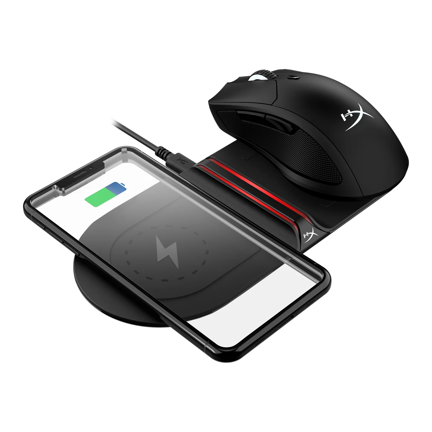 Carregador wireless HyperX ChargePlay Base universal 15W com adaptador EU - Imagem 4