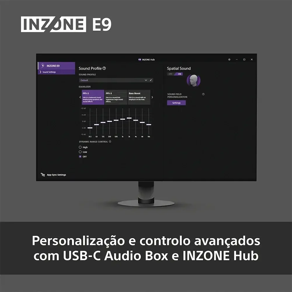 Auriculares gaming Sony INZONE E9 IER-G900 in-ear com fios preto - Imagem 6