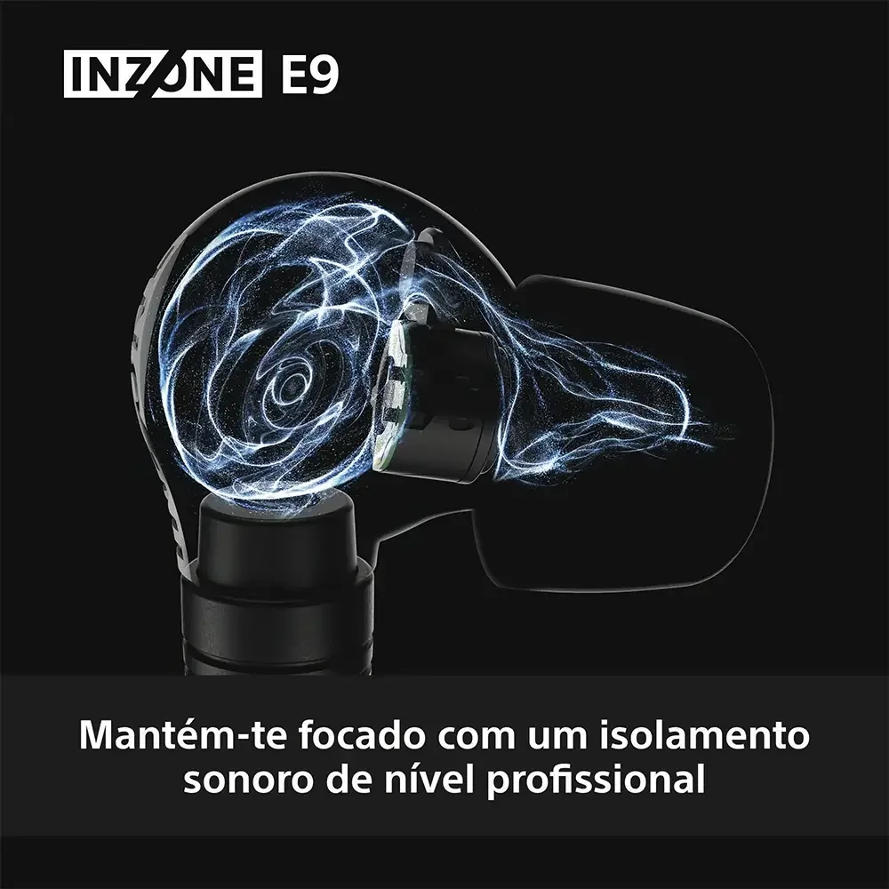 Auriculares gaming Sony INZONE E9 IER-G900 in-ear com fios preto - Imagem 5