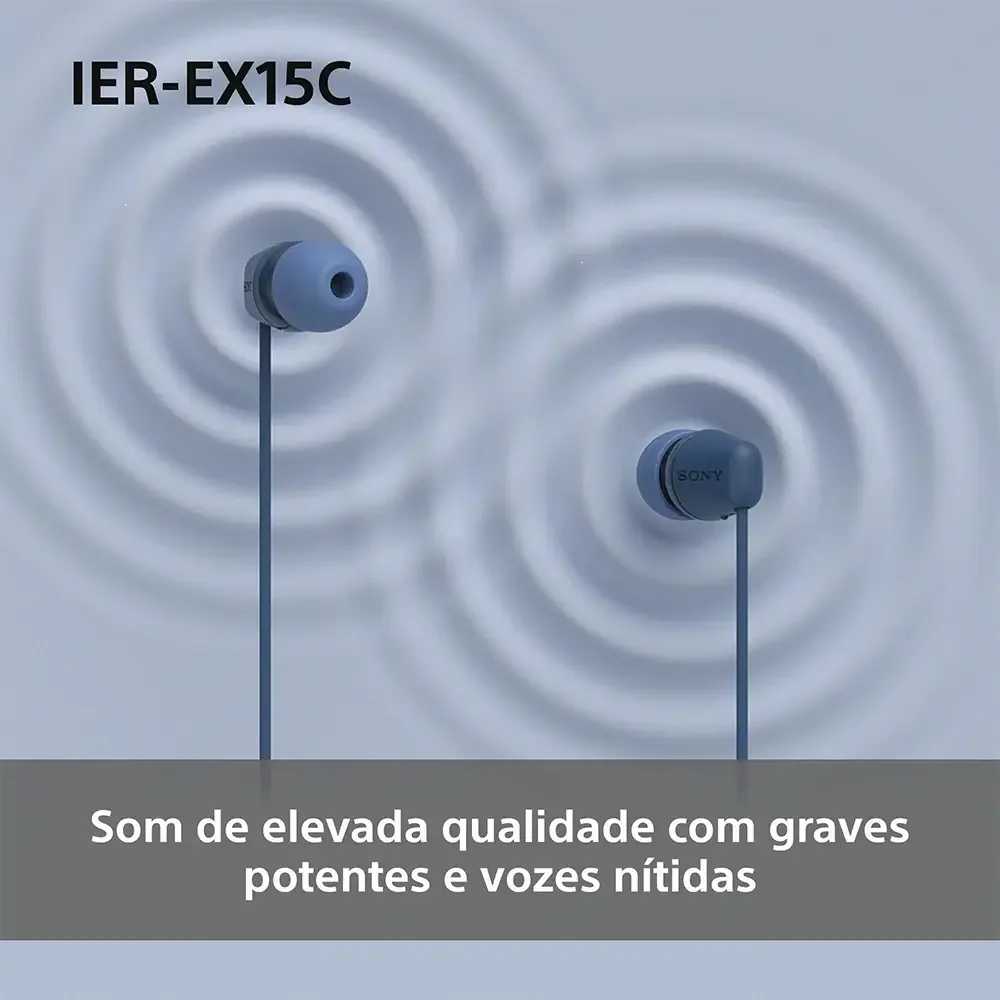 Auriculares com Fio Sony IER-EX15C USB-C Intra-auriculares Pretos - Imagem 5