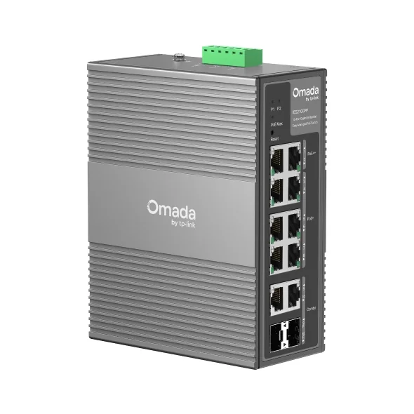 Switch de Rede TP-Link Omada IES210GPP Gigabit Gerido Industrial PoE++ - Imagem 1