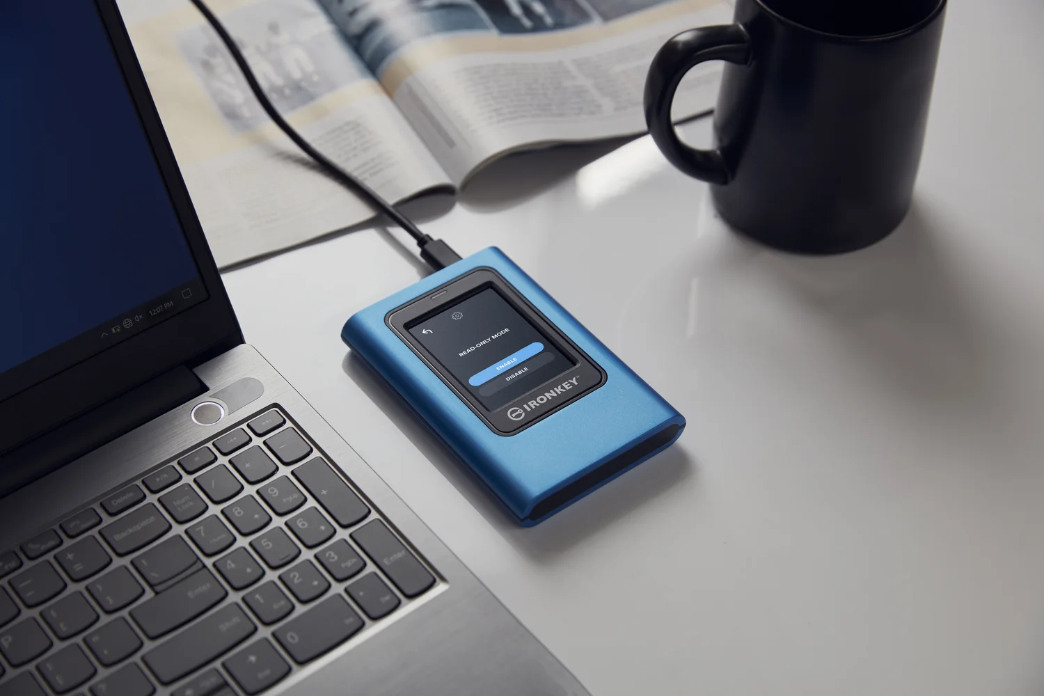 SSD externo encriptado Kingston IronKey Vault Privacy 80 3.84TB USB-C XTS-AES 256-bit - Imagem 17