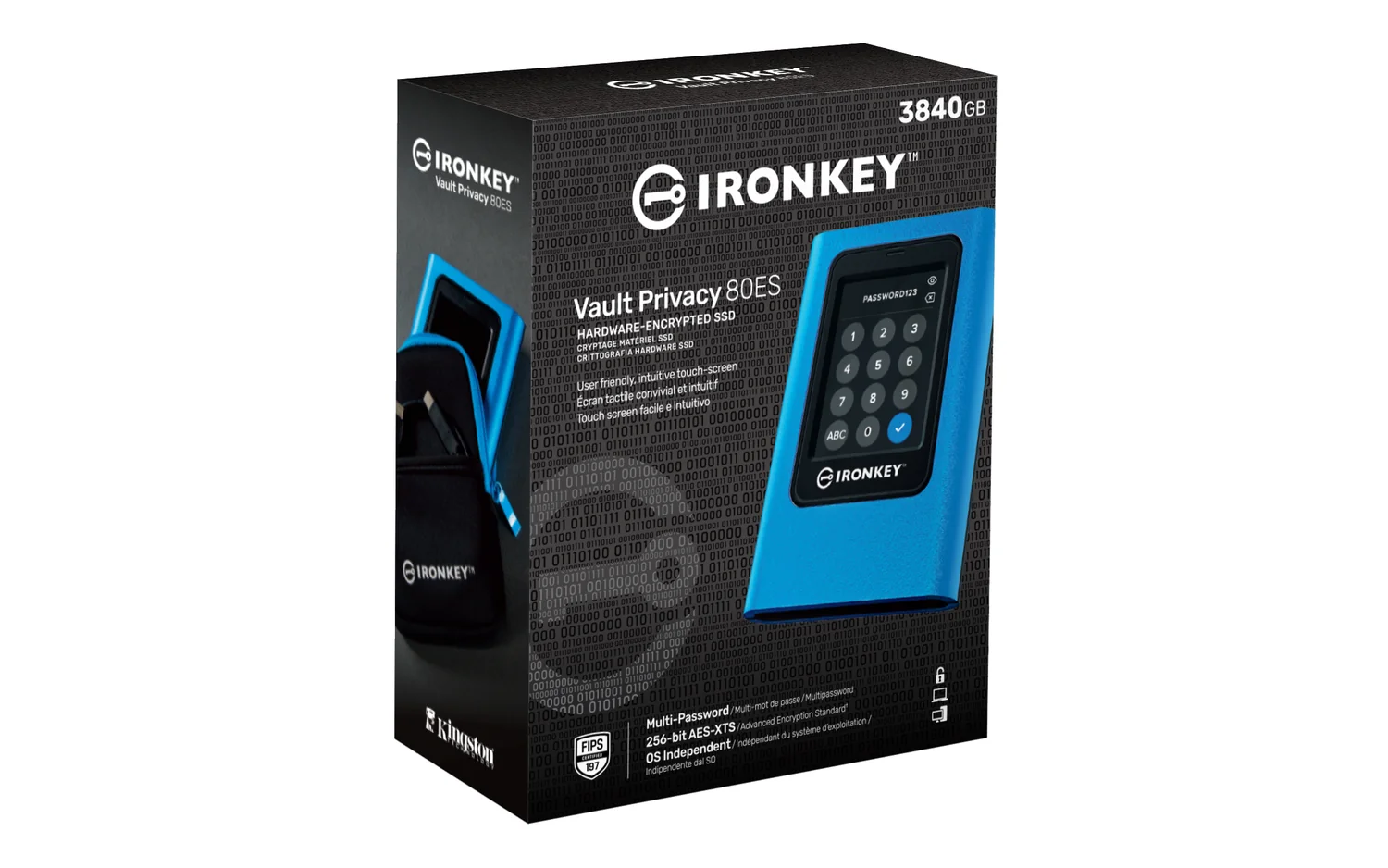 SSD externo encriptado Kingston IronKey Vault Privacy 80 3.84TB USB-C XTS-AES 256-bit - Imagem 5