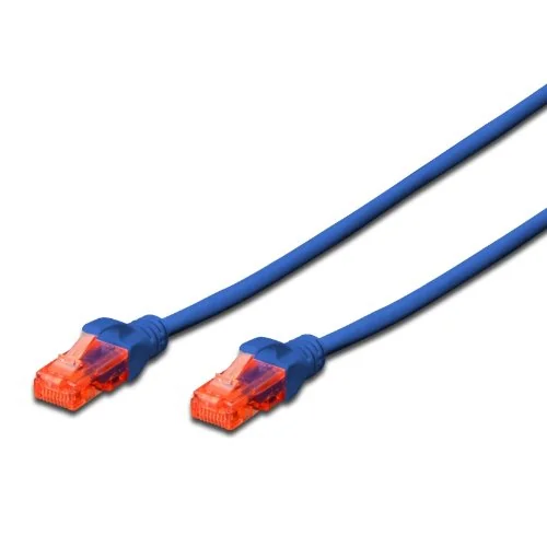 Cabo de Rede Cat6 U/UTP Ewent IM1001 0,5m Azul RJ-45 Gigabit