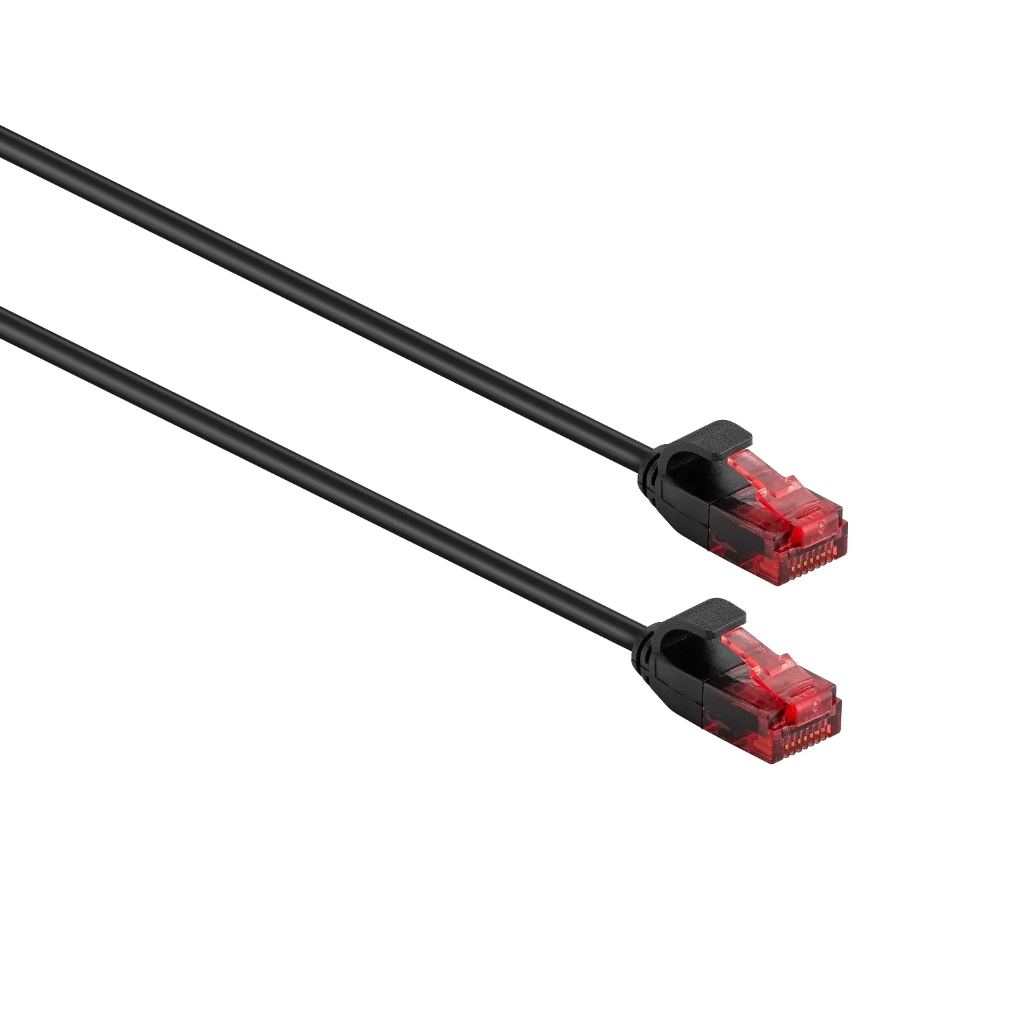 Cabo de Rede Cat6 U/UTP Slim Ewent IM1044 1m Preto RJ-45 - Imagem 3