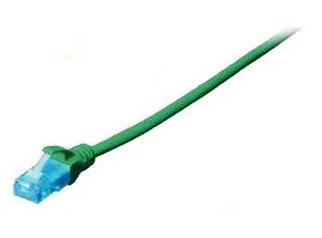 Cabo de Rede EWENT Cat5e U/UTP RJ45 3m Verde - Imagem 1