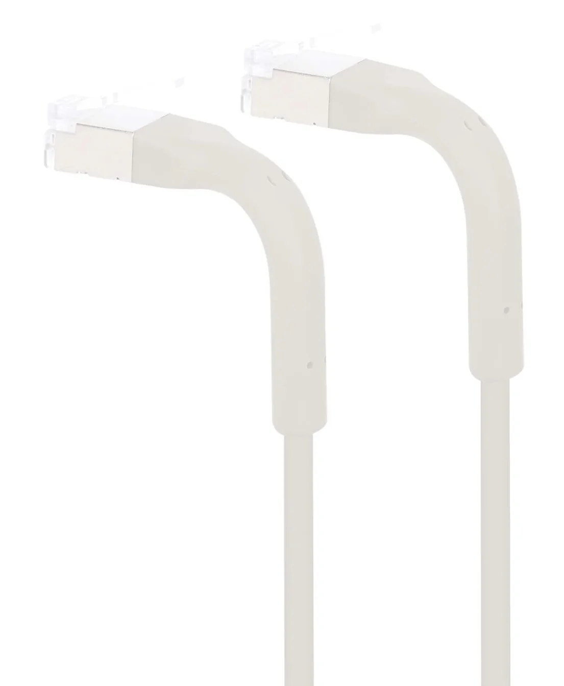 Cabo de Rede Slim Cat6a U/FTP RJ45 Ewent IM1316 0.5m Cobre AWG32 Branco