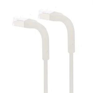 Cabo de rede Cat.6a Ewent IM1317 U/FTP slim 1m branco - Imagem 2