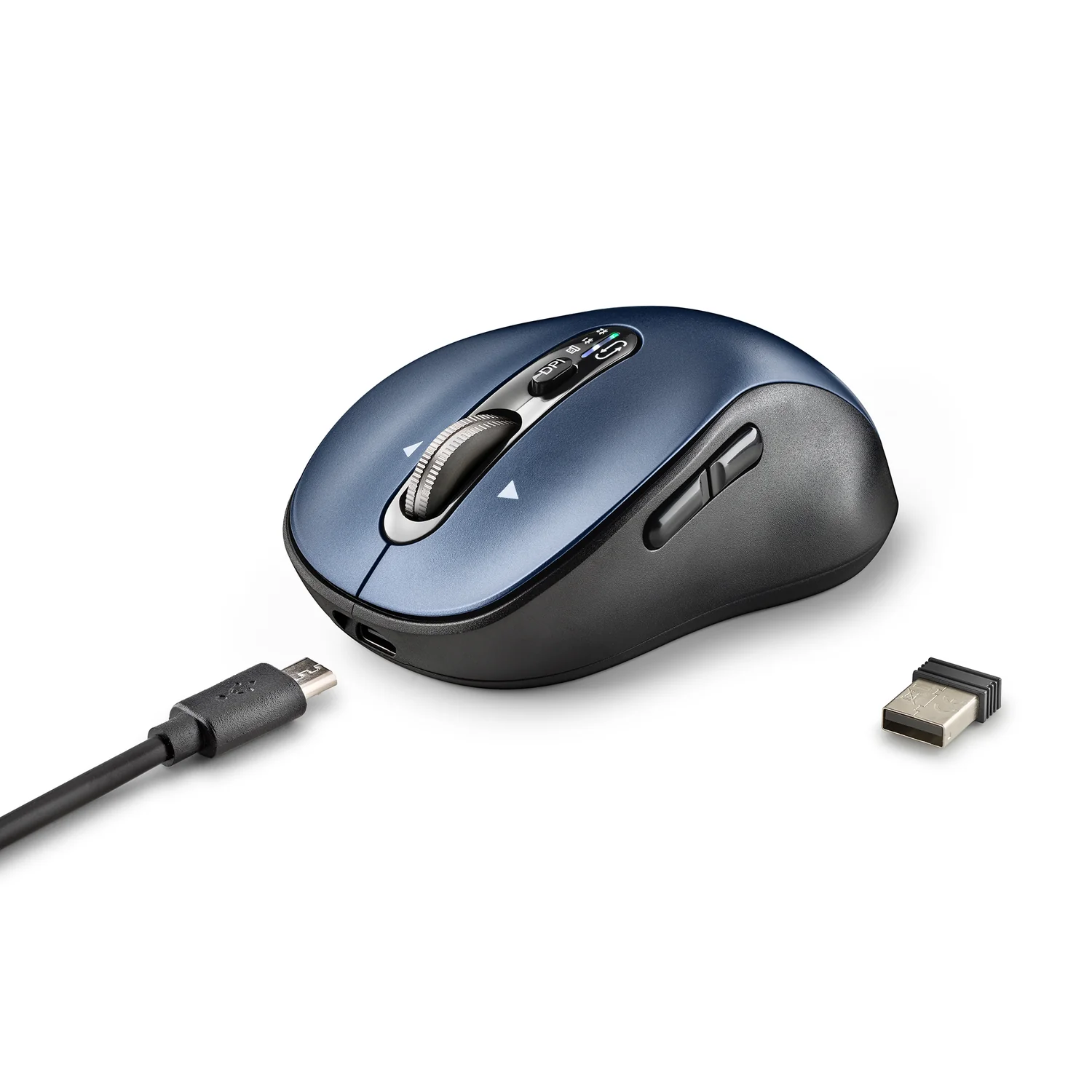 Rato Sem Fios NGS Infinity-RB Multimodo Recarregável Bluetooth 5.1 + RF 3200 DPI - Imagem 6