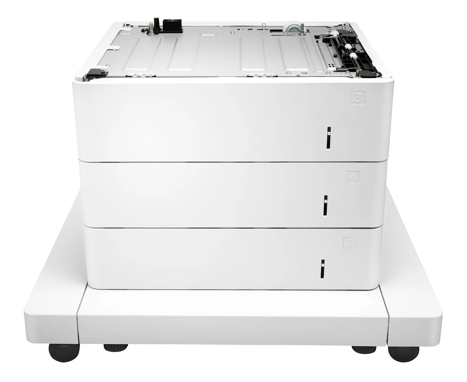 Suporte HP LaserJet com 3 bandejas de 550 folhas e armário para MFP - Imagem 1