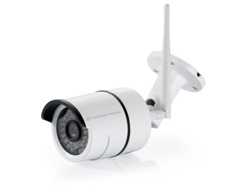 Câmara de videovigilância IP Conceptronic Jareth Wi-Fi exterior Full HD 1080P bullet branca - Imagem 1