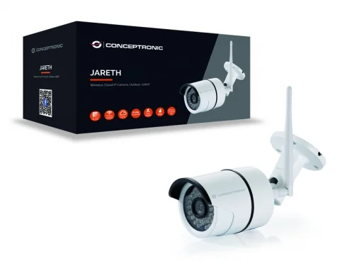 Câmara de videovigilância IP Conceptronic Jareth Wi-Fi exterior Full HD 1080P bullet branca - Imagem 4