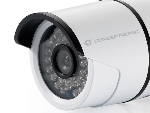 Câmara de videovigilância IP Conceptronic Jareth Wi-Fi exterior Full HD 1080P bullet branca - Imagem 2