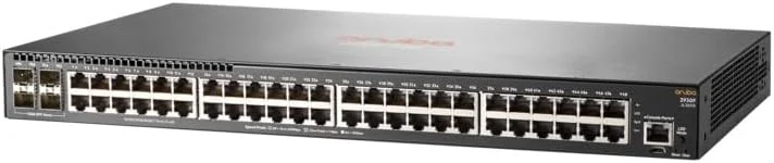 Switch de rede HPE Aruba 2930F 48 portas Gigabit + 4 SFP gerível L3 - Imagem 2