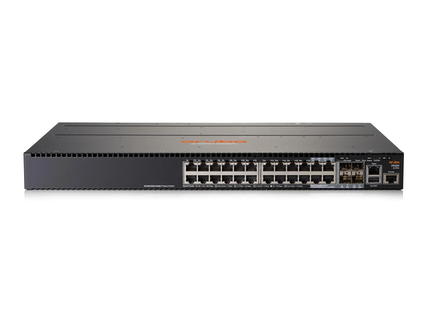 Switch de rede HPE Aruba 2930M 24G 1-slot Modular - Imagem 1
