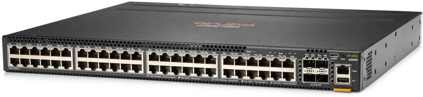 Switch HPE Aruba CX 6100 48G PoE Class-4 4 SFP+ 370W - Imagem 1