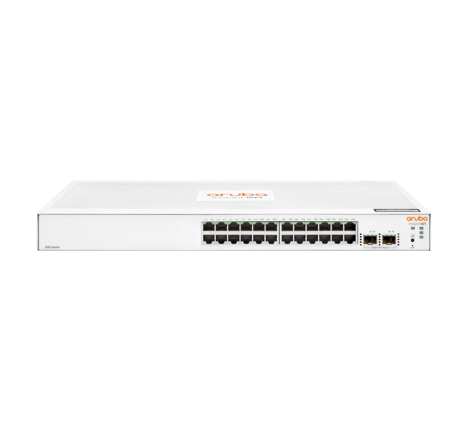 Switch de rede HPE Aruba Instant On 1830 24 portas Gigabit com 2 SFP