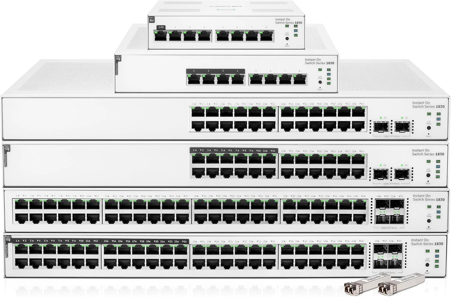 Switch de Rede HPE Aruba Instant On 1830 48G 4SFP Gigabit Gerido L2 - Imagem 7