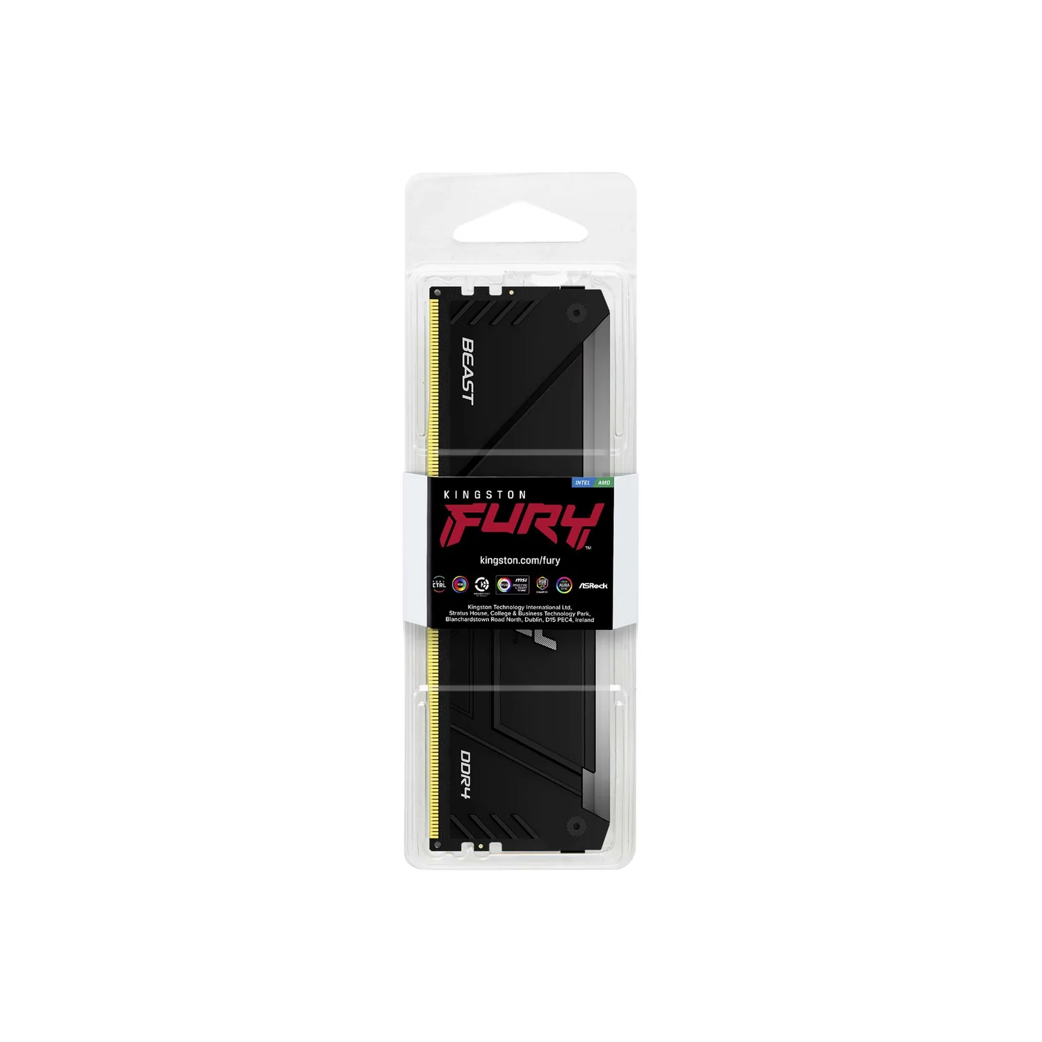Memória RAM Kingston Fury Beast RGB 16GB DDR4 3200MHz CL16 DIMM - Imagem 3