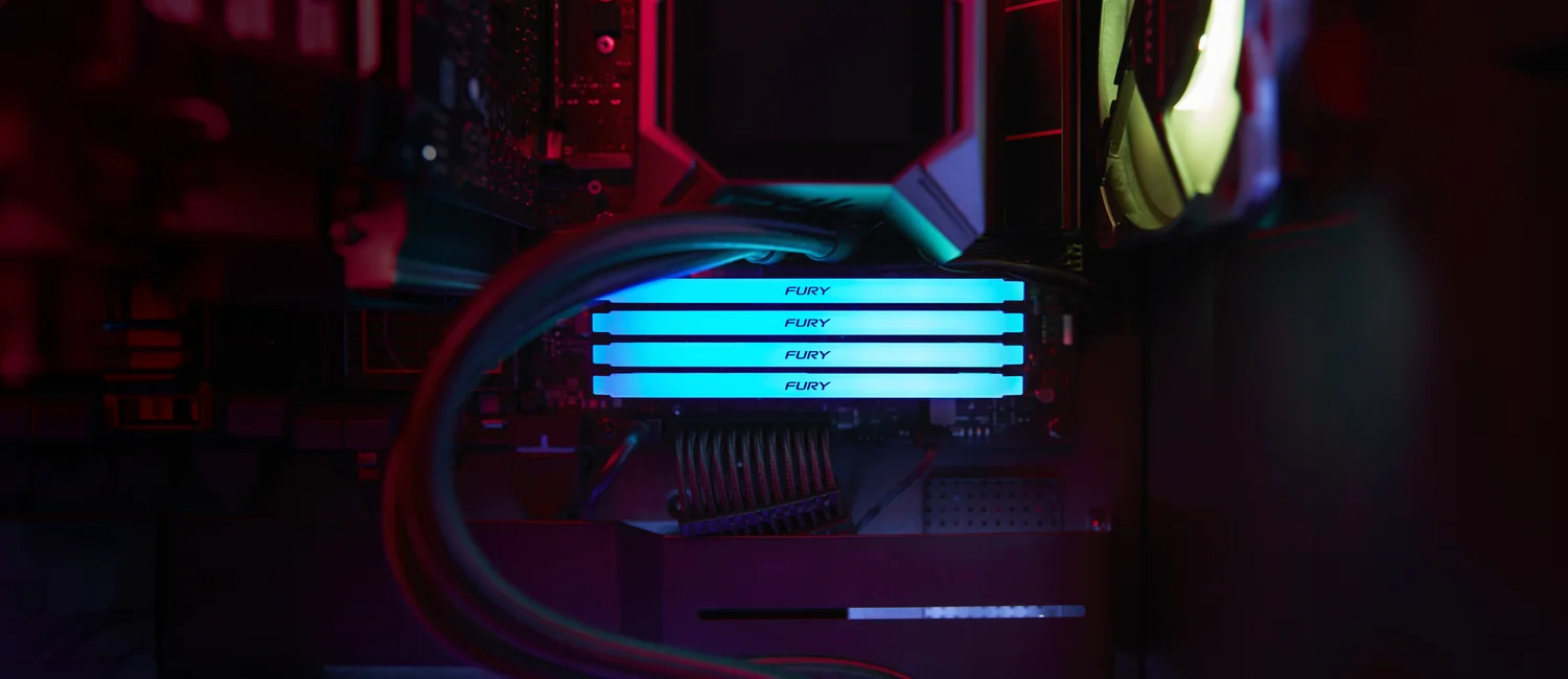 Memória RAM Kingston FURY Beast RGB 16GB (2x8GB) DDR4 3200MHz CL16 DIMM XMP 2.0 - Imagem 6