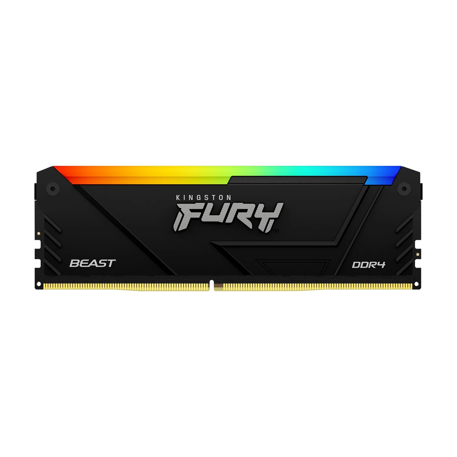 Memória RAM Kingston FURY Beast RGB 16GB (2x8GB) DDR4 3200MHz CL16 DIMM XMP 2.0 - Imagem 2