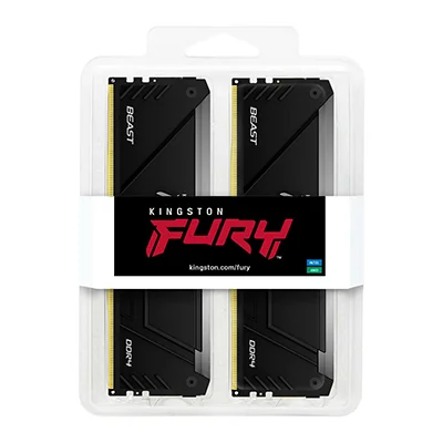 Memória RAM Kingston FURY Beast RGB 64GB (2x32GB) DDR4 3600MT/s CL18 DIMM XMP 2.0 - Imagem 3