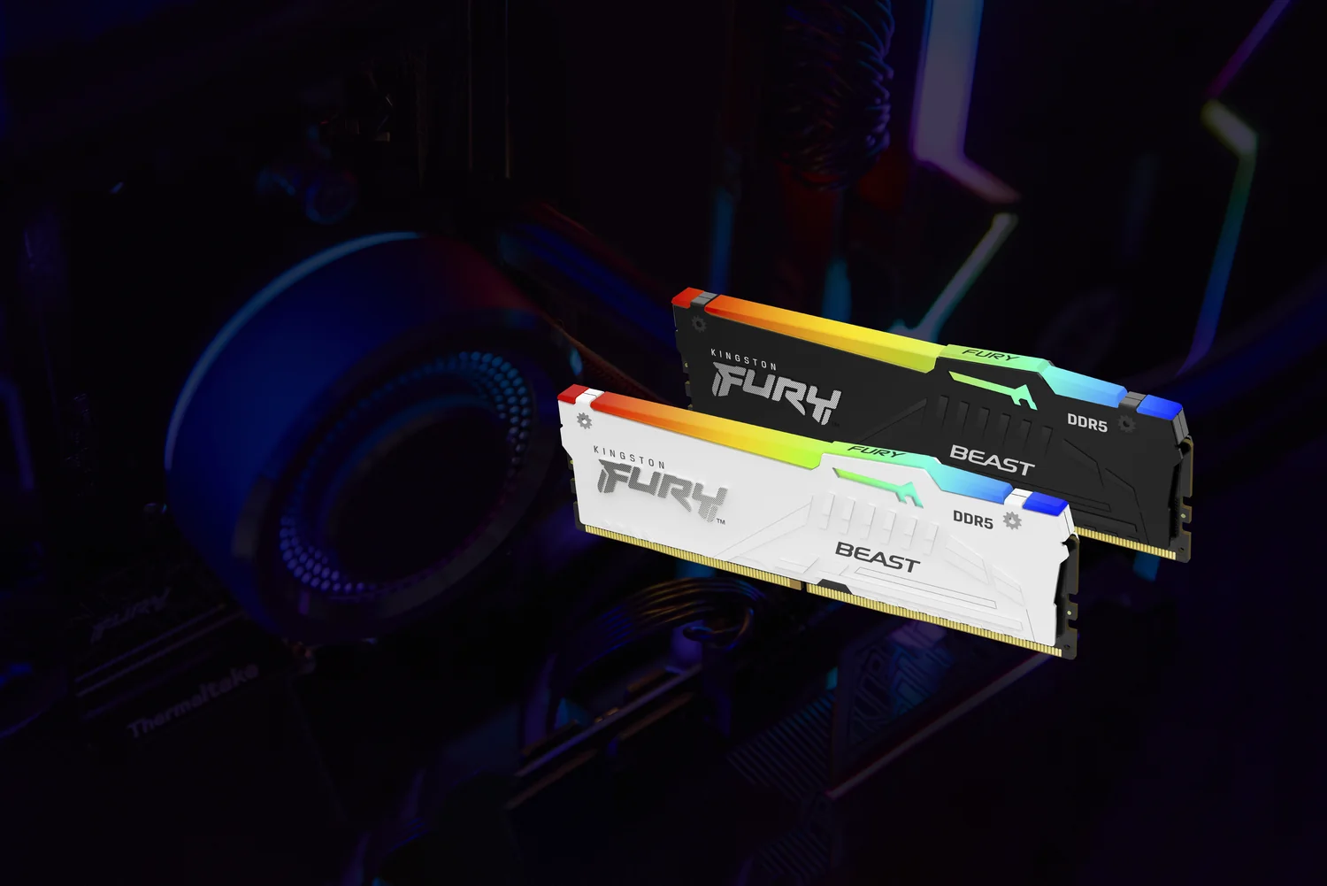 Memória RAM Kingston FURY Beast RGB 64GB (2x32GB) DDR5 5600MT/s CL36 32Gbit - Imagem 9