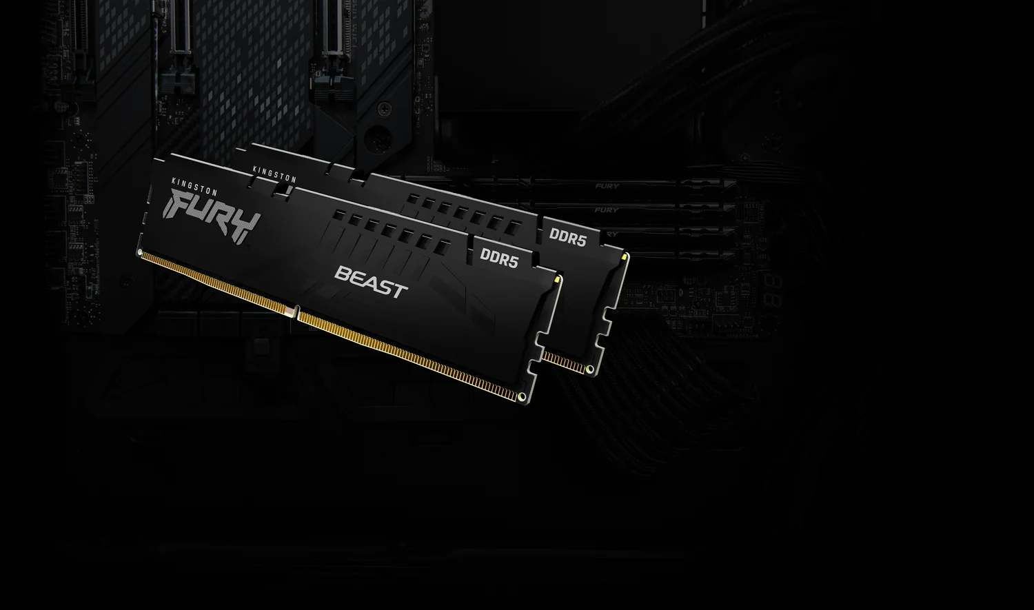 Memória RAM DDR5 Kingston FURY Beast Black 16GB (2x8GB) 5600MHz CL40 DIMM XMP 3.0 - Imagem 8
