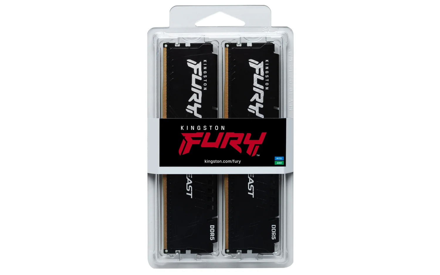 Memória RAM DDR5 Kingston FURY Beast Black 16GB (2x8GB) 5600MHz CL40 DIMM XMP 3.0 - Imagem 5